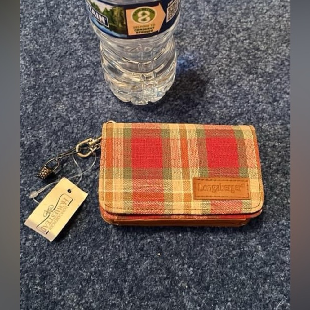 NWT Longaberger Basket Wallet
